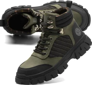Steel Toe Boots for Men Women Durable Safety Work Boots Lightweight Composite Toe Boots Comfortable Indestructible&Construction Hard Toe Shoes