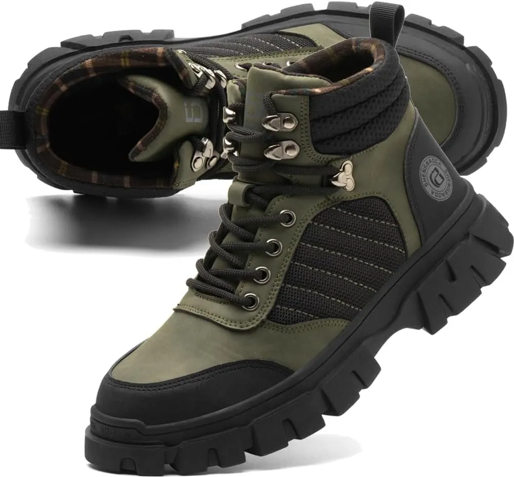 Steel Toe Boots for Men Women Durable Safety Work Boots Lightweight Composite Toe Boots Comfortable Indestructible&Construction Hard Toe Shoes