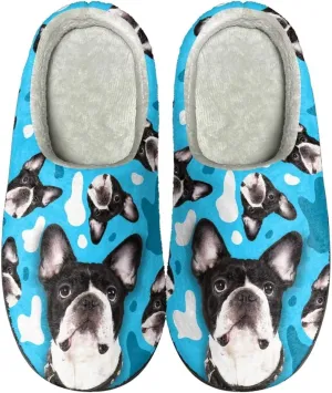 Suobstales Slippers for Women Men Anti-Slip House Sippers Soft Plush Warm Bedroom Shoes, Cozy Indoor Outdoor Slippers
