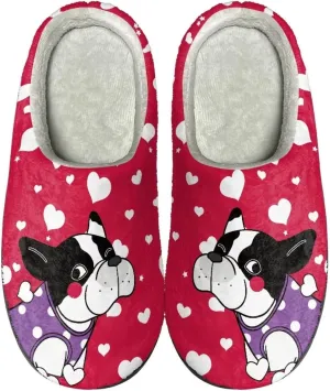 Suobstales Slippers for Women Men Anti-Slip House Sippers Soft Plush Warm Bedroom Shoes, Cozy Indoor Outdoor Slippers