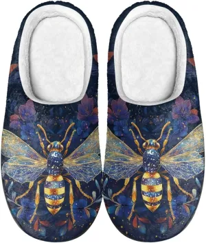 Suobstales Slippers for Women Men Anti-Slip House Sippers Soft Plush Warm Bedroom Shoes, Cozy Indoor Outdoor Slippers