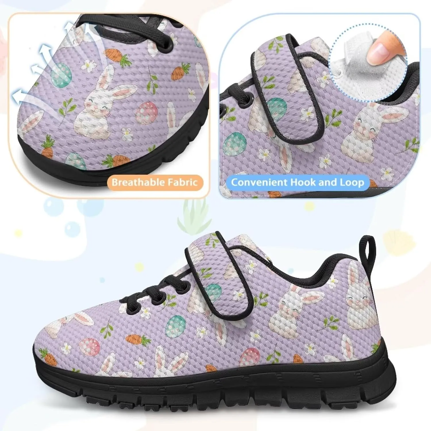 Tennis Shoes for Boys Girls Slip On Strap Athletic Running Shoes Sneaker Wide Barefoot School Sneakers for Children/Big Kids/Toddler US 11-15