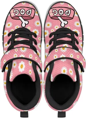 Tennis Shoes for Boys Girls Slip On Strap Athletic Running Shoes Sneaker Wide Barefoot School Sneakers for Children/Big Kids/Toddler US 11-15