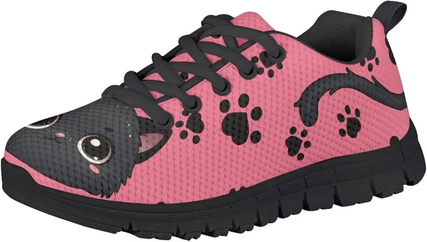 Toddler Kid's Cute Lightweight Running Athletic Shoes Non Slip Casual Walking Shoe Lace-Up Low Top Sneakers Outdoor