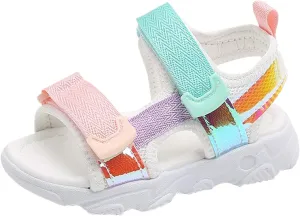 Toddler White Sandals Kids Sneakers Girls Lace Shoes Fashion Shoes Non Slip Breathable Nude Boots Toddler Sandals