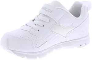 TSUKIHOSHI 3581 Charge BTS Strap-Closure Back-to-School Shoes for Boys and Girls with Wide Toe Box and Slip-Resistant, Non-Marking Outsole - for Kids Ages 1-12