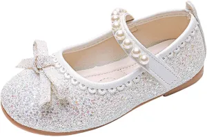 White Toddler Sandals Girls Sandals Fashion New Pattern Cute Bow Decoration Flat Bottom Comfortable Sandals Kids