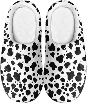 Women's Flannel Cotton Slippers Non-Slip Cotton Slippers Soft Warm Lining Slippers House Slip on Fuzzy Slippers Size 4-12