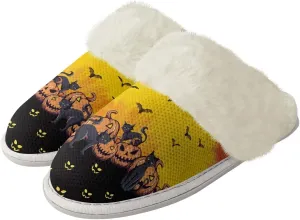 Women's Warm Cotton Memory Foam Slippers Comfy Soft Flannel Home Shoes House Slippers with Anti-Slip Sole