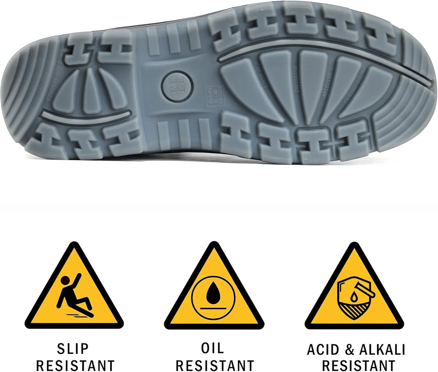 Work Boots for Men, 6" Soft Toe Water Resistant Non-slip Anti-puncture Lightweight Mens Work Boots, Durable, Breathable